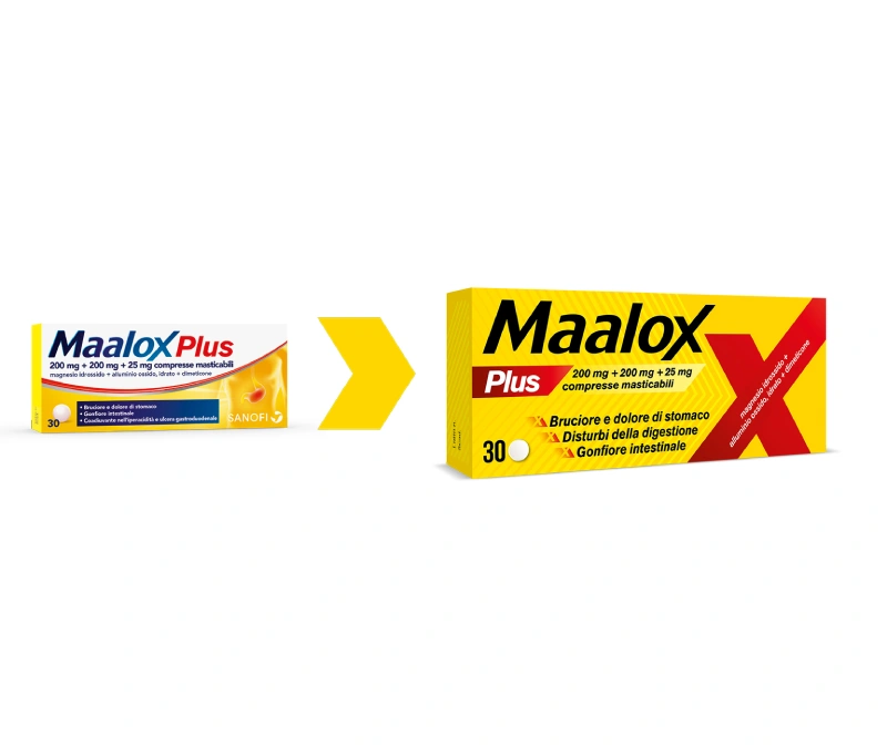 Maalox plus 50 compresse